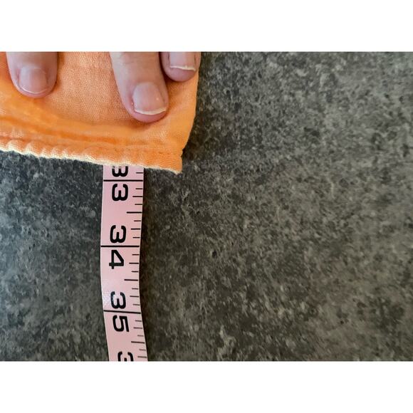 OLD NAVY Dress M Orange Blossom Mini Gauzy Short Sleeve Cotton Summer Casual - Picture 10 of 12